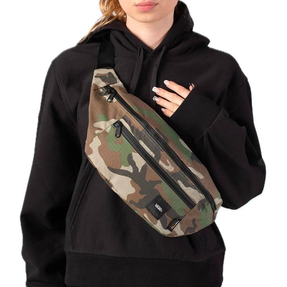 Vans Ward Cross Body Bag Camo Cordura Nylon Waist Pack NEW - Picture 5 of 16